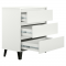 KONDELA Komoda, biela, BOGAN NEW 3S70