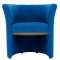 KONDELA Klubové kreslo, modrá, CUBA